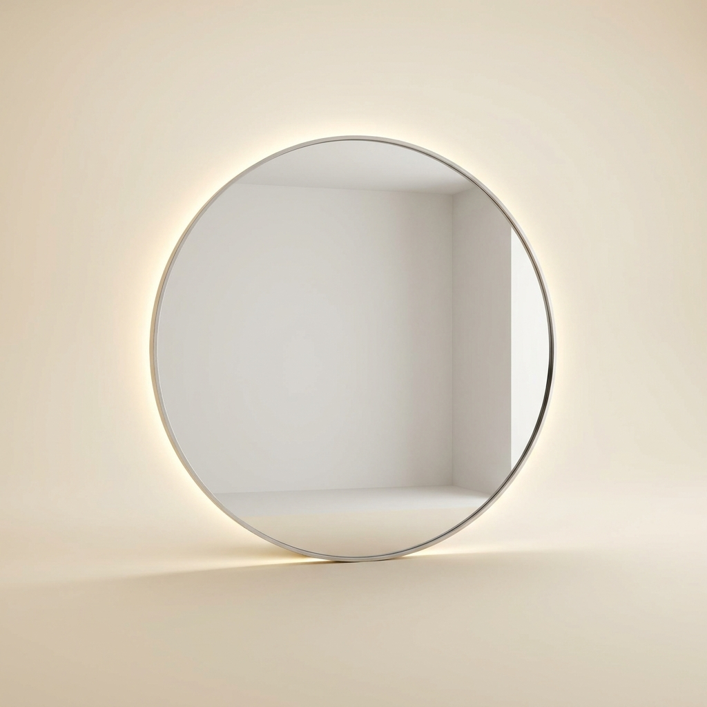 Lune — Round Backlit LED Mirror with Anti-Fog