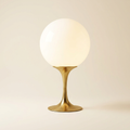 Joséphine — Opaline Table Lamp & Brass Base