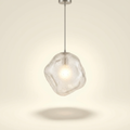 Onde — Satin Bubbled-Glass Pebble Pendant