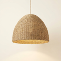 Ubud — Flared Woven Seagrass Basket Pendant