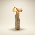 Travertine Arc Floor Lamp