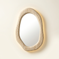 Travertine Reflet Backlit Mirror