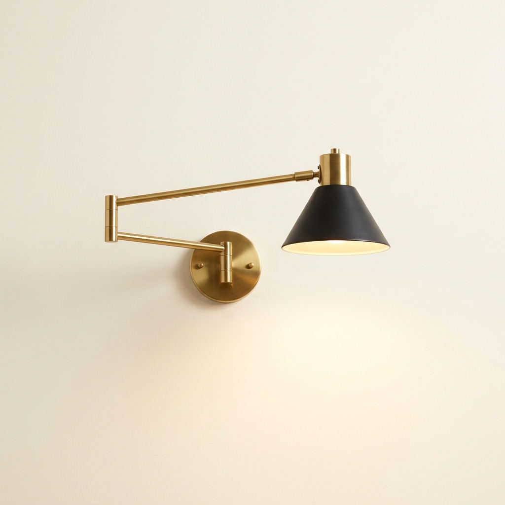 Pivot Imprimeur — Swing-Arm Factory Wall Light