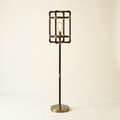 Colonne Soudure — Pipe-Style Cage Floor Lamp