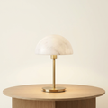 White Marble Mushroom Lamp