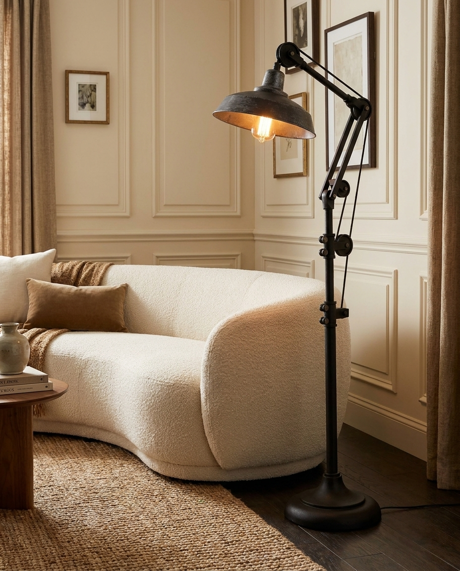 Fonte Établissement — Factory-Shade Floor Lamp
