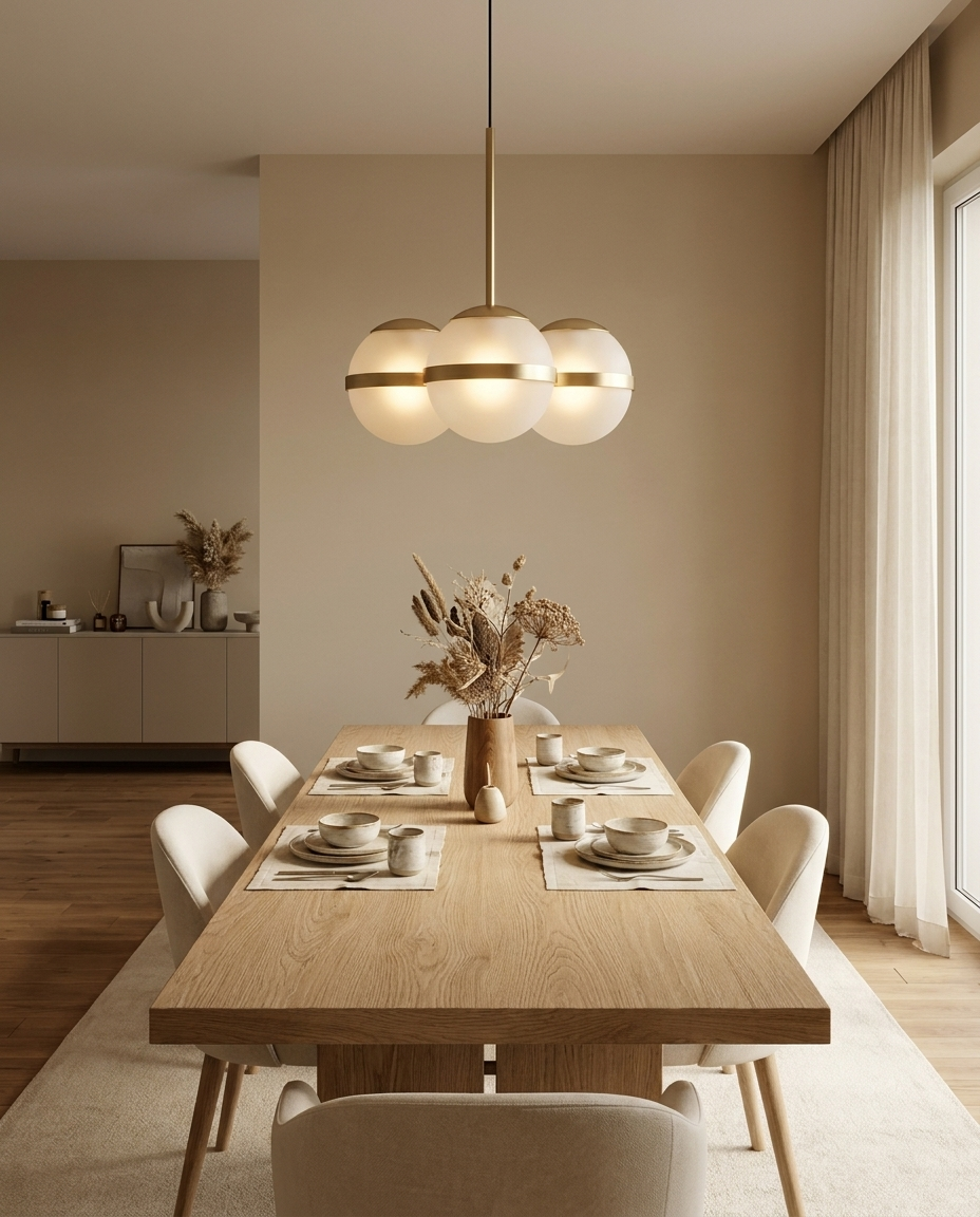 Joséphine Three-Globe Pendant